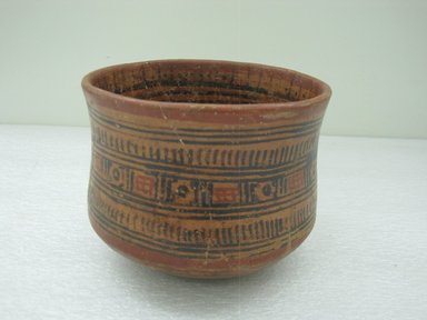  <em>Bowl</em>, 800–1200. Ceramic, pigment, 5 3/8 x 6 3/4 x 6 3/4 in. (13.7 x 17.1 x 17.1 cm). Brooklyn Museum, Gift of Mrs. Minor C. Keith in memory of her husband, 31.1484. Creative Commons-BY (Photo: Brooklyn Museum, CUR.31.1484.jpg)