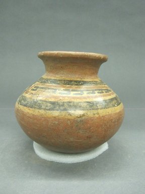  <em>Jar</em>, 1000-1500. Ceramic, 4 5/8 x 5 5/8 x 5 5/8 in. (11.7 x 14.3 x 14.3 cm). Brooklyn Museum, Gift of Mrs. Minor C. Keith in memory of her husband, 31.1743. Creative Commons-BY (Photo: Brooklyn Museum, CUR.31.1743_view1.jpg)