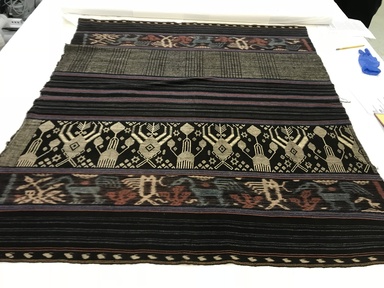  <em>Sarong</em>, 19th-early 20th century. Cotton, 55 7/8 x 94 1/2 in. (142 x 240 cm). Brooklyn Museum, A. Augustus Healy Fund, 31.807. Creative Commons-BY (Photo: , CUR.31.807_view01.jpg)