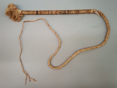  <em>Rope and Fiber</em>, 20th century. Wood, 4 3/4 × 2 1/4 × 73 3/4 in. (12.1 × 5.7 × 187.3 cm), length is approx. Brooklyn Museum, 31260. Creative Commons-BY (Photo: Brooklyn Museum, CUR.31260.jpg)