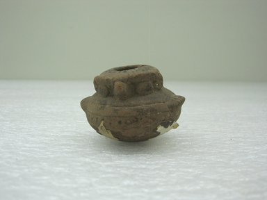  <em>Miniature Jar</em>, 300 B.C.E.-500 C.E. Ceramic, 1 1/2 x 2 3/16 x 2 in. (3.8 x 5.6 x 5.1 cm). Brooklyn Museum, Gift of Mrs. Minor C. Keith in memory of her husband, 31775. Creative Commons-BY (Photo: Brooklyn Museum, CUR.31775_view2.jpg)