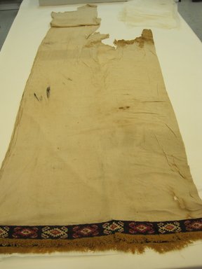 Chimú. <em>Loincloth or Mantle Fragment</em>, 1000-1532. Cotton, camelid fiber, 126 3.4 x 85 1/16 in. (322.0 x 216.0 cm). Brooklyn Museum, Gift of George D. Pratt, 32.1459. Creative Commons-BY (Photo: Brooklyn Museum, CUR.32.1459_view2.jpg)