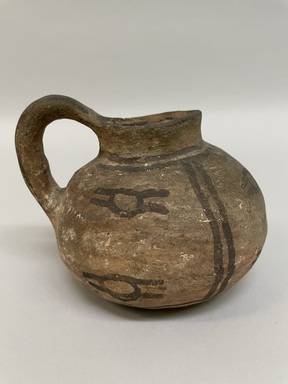 Hopi Pueblo. <em>Jar</em>. Ceramic, pigment, 4 7/16 × 5 3/4 × 4 3/4 in. (11.3 × 14.6 × 12.1 cm). Brooklyn Museum, Gift of Mrs. E.D. Stone, 32.2093.31383. Creative Commons-BY (Photo: Brooklyn Museum, CUR.32.2093.31383_view01.jpg)