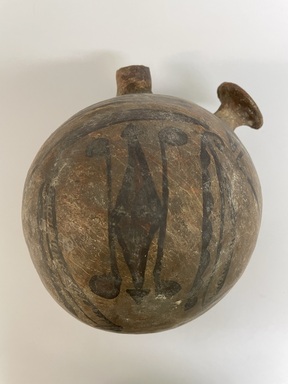 Hopi Pueblo. <em>Canteen</em>. Ceramic, pigment, 7 3/4 × 6 1/2 × 6 in. (19.7 × 16.5 × 15.2 cm). Brooklyn Museum, Gift of Mrs. E.D. Stone, 32.2093.31384. Creative Commons-BY (Photo: Brooklyn Museum, CUR.32.2093.31384_view01.jpg)