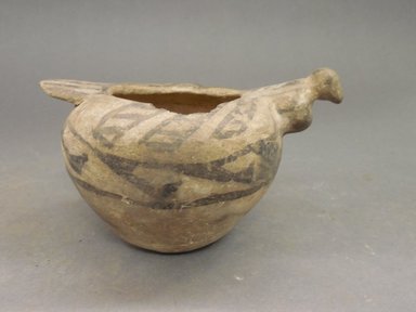 Ancient Pueblo (Anasazi). <em>Bird Bowl</em>, Pueblo I or II. Clay, slip, 2 5/8 in.  (6.7 cm). Brooklyn Museum, Gift of Mrs. E.D. Stone, 32.2093.31387. Creative Commons-BY (Photo: Brooklyn Museum, CUR.32.2093.31387_view2.jpg)
