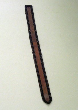 Blackfoot. <em>Beaded Headband</em>. Leather, beads Brooklyn Museum, Bequest of W.S. Morton Mead, 32.2099.32566. Creative Commons-BY (Photo: Brooklyn Museum, CUR.32.2099.32566_view1.jpg)