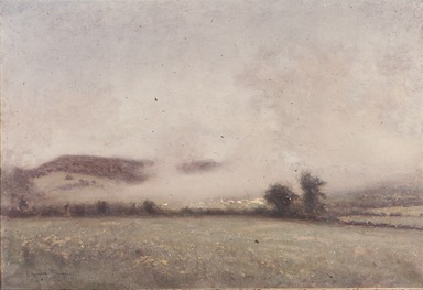 Arthur Parton (American, 1842–1914). <em>The Mist</em>, after 1875. Oil on canvas, 18 1/8 x 25 7/8 in. (46 x 65.8 cm). Brooklyn Museum, Gift of the executors of the Estate of Colonel Michael Friedsam, 32.853 (Photo: Brooklyn Museum, CUR.32.853.jpg)