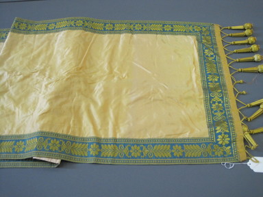  <em>Table Runner</em>, ca. 1890. Silk, wood, cotton, 97 1/2 x 23 in. (247.7 x 58.4 cm). Brooklyn Museum, Gift of Mrs. Walton Oakley, 33.206.6. Creative Commons-BY (Photo: Brooklyn Museum, CUR.33.206.6_overall02.jpg)