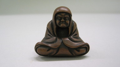  <em>Netsuke - Religious Disciple</em>. Teak Brooklyn Museum, Gift of Jennie Donnellon, 33.379.107. Creative Commons-BY (Photo: , CUR.33.379.107.jpg)