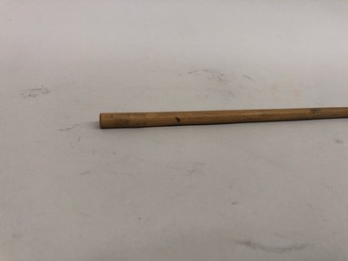 Tukano. <em>Flute</em>, early 20th century. Bamboo, 9 3/4 × 1/4 × 1/4 in. (24.8 × 0.6 × 0.6 cm). Brooklyn Museum, Museum Expedition 1933, Purchased with funds given by Jesse Metcalf, 33.620. Creative Commons-BY (Photo: Brooklyn Museum, CUR.33.620_view01.jpg)