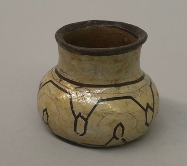 Conibo. <em>Jar</em>, early 20th century. Pottery, 2 7/8 × 3 1/2 × 3 1/2 in. (7.3 × 8.9 × 8.9 cm). Brooklyn Museum, Museum Expedition 1933, Purchased with funds given by Jesse Metcalf, 33.633. Creative Commons-BY (Photo: Brooklyn Museum, CUR.33.633_view01.jpeg)