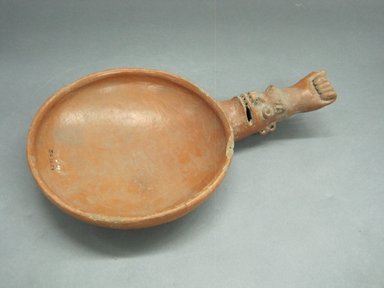  <em>"Frying Pan" Censer</em>, 1000-1550. Ceramic, 2 1/4 x 7 3/4 x 13 1/4 in. (5.7 x 19.7 x 33.7 cm). Brooklyn Museum, Alfred W. Jenkins Fund, 34.1627. Creative Commons-BY (Photo: Brooklyn Museum, CUR.34.1627_view1.jpg)