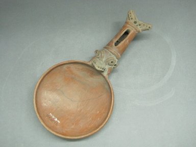  <em>"Frying Pan" Censer</em>, 1000-1550. Ceramic, 1 15/16 x 6 3/8 x 12 1/4 in. (5 x 16.2 x 31.1 cm). Brooklyn Museum, Alfred W. Jenkins Fund, 34.1672. Creative Commons-BY (Photo: Brooklyn Museum, CUR.34.1672.jpg)