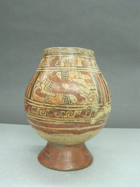  <em>Pear Shaped Jar</em>, 1000-1350. Ceramic, pigment, 7 1/2 x 5 7/8 x 6 in. (19.1 x 14.9 x 15.2 cm). Brooklyn Museum, Alfred W. Jenkins Fund, 34.1735. Creative Commons-BY (Photo: Brooklyn Museum, CUR.34.1735.jpg)