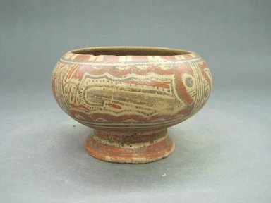  <em>Bowl</em>, 800–1350. Ceramic, pigment, 3 5/16 x 5 1/4 x 5 1/4 in. (8.4 x 13.3 x 13.3 cm). Brooklyn Museum, Alfred W. Jenkins Fund, 34.1767. Creative Commons-BY (Photo: Brooklyn Museum, CUR.34.1767.jpg)