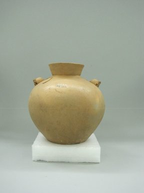  <em>Jar</em>, 1000–1550. Ceramic, 9 1/4 x 8 3/4 x 8 3/4 in. (23.5 x 22.2 x 22.2 cm). Brooklyn Museum, Alfred W. Jenkins Fund, 34.1931. Creative Commons-BY (Photo: Brooklyn Museum, CUR.34.1931_view1.jpg)