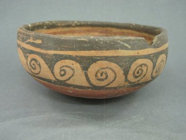  <em>Bowl</em>, 1000-1500. Ceramic, 2 1/2 x 5 1/2 x 5 5/8 in. (6.4 x 14 x 14.3 cm). Brooklyn Museum, Alfred W. Jenkins Fund, 34.2008. Creative Commons-BY (Photo: Brooklyn Museum, CUR.34.2008.jpg)