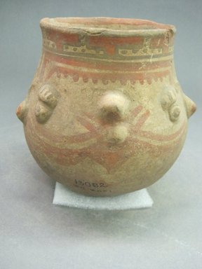  <em>Effigy Jar</em>, 1000-1350. Ceramic, 5 3/8 x 4 5/8 x 4 5/8 in. (13.7 x 11.7 x 11.7 cm). Brooklyn Museum, Alfred W. Jenkins Fund, 34.2021. Creative Commons-BY (Photo: Brooklyn Museum, CUR.34.2021.jpg)