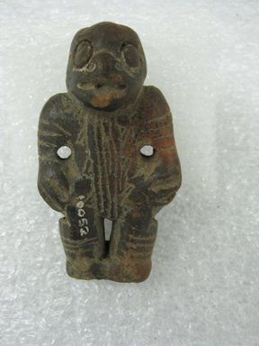  <em>Whistle in Form of Human Figure</em>, 700-1000. Ceramic, 1 1/4 x 5/8 x 2 1/2 in. (3.2 x 1.6 x 6.4 cm). Brooklyn Museum, Alfred W. Jenkins Fund, 34.2099. Creative Commons-BY (Photo: Brooklyn Museum, CUR.34.2099.jpg)