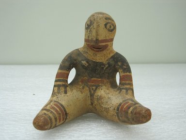  <em>Female Figurine</em>, 1000–1550. Ceramic, pigment, 3 3/4 x 3 1/8 x 3 in. (9.5 x 8 x 7.6 cm). Brooklyn Museum, Alfred W. Jenkins Fund, 34.2153. Creative Commons-BY (Photo: Brooklyn Museum, CUR.34.2153.jpg)
