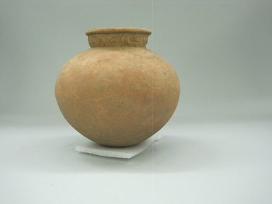  <em>Jar</em>, 1000–1550. Ceramic, 5 7/8 x 6 3/4 x 6 3/4 in. (14.9 x 17.1 x 17.1 cm). Brooklyn Museum, Alfred W. Jenkins Fund, 34.3440. Creative Commons-BY (Photo: Brooklyn Museum, CUR.34.3440.jpg)