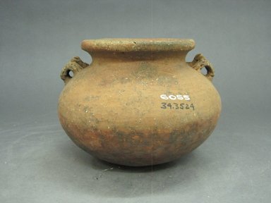  <em>Jar</em>, 800-1550. Ceramic, 4 1/2 x 6 5/16 x 6 3/8 in. (11.5 x 16 x 16.2 cm). Brooklyn Museum, Alfred W. Jenkins Fund, 34.3524. Creative Commons-BY (Photo: Brooklyn Museum, CUR.34.3524.jpg)