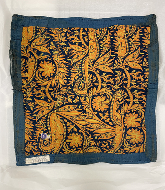  <em>Square Textile</em>. Brocade, printed cotton Brooklyn Museum, Gift of Pratt Institute, 34.380. Creative Commons-BY (Photo: Brooklyn Museum, CUR.34.380_view01.jpg)