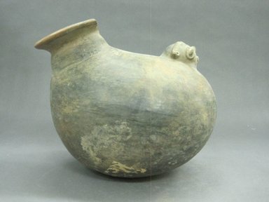 <em>Shoe-Shaped Jar</em>, 1000-1520. Ceramic, 8 13/16 x 7 1/2 x 9 3/4 in. (22.4 x 19.1 x 24.8 cm). Brooklyn Museum, Alfred W. Jenkins Fund, 34.3996. Creative Commons-BY (Photo: Brooklyn Museum, CUR.34.3996_view1.jpg)