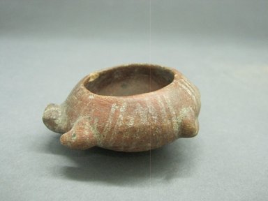  <em>Miniature Bowl</em>, 800-1500. Ceramic, pigment, 1 1/4 x 2 7/8 x 2 7/16 in. (3.2 x 7.3 x 6.2 cm). Brooklyn Museum, Alfred W. Jenkins Fund, 34.4186. Creative Commons-BY (Photo: Brooklyn Museum, CUR.34.4186_view1.jpg)
