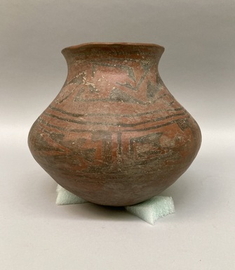 Southwest (unidentified). <em>Jar</em>. Pottery, pigment, 10 × 11 × 11 in. (25.4 × 27.9 × 27.9 cm). Brooklyn Museum, Brooklyn Museum Collection, 34.589. Creative Commons-BY (Photo: Brooklyn Museum, CUR.34.589_view01.jpg)