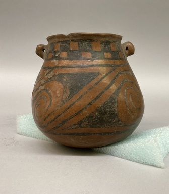 Southwest (unidentified). <em>Jar</em>. Clay, slip, 4 7/8 × 4 3/4 × 4 3/4 in. (12.4 × 12.1 × 12.1 cm). Brooklyn Museum, Brooklyn Museum Collection, 34.614. Creative Commons-BY (Photo: Brooklyn Museum, CUR.34.614.jpg)