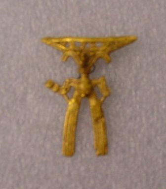  <em>Ornament</em>. Gold Brooklyn Museum, Alfred W. Jenkins Fund, 35.110. Creative Commons-BY (Photo: Brooklyn Museum, CUR.35.110.jpg)