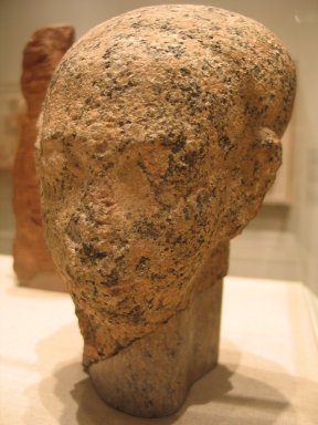  <em>Head of a Princess</em>, ca. 1352–1336 B.C.E. Granite, pigment, 9 5/8 x 5 7/16 in. (24.4 x 13.8 cm). Brooklyn Museum, Gift of the Egypt Exploration Society, 35.2006. Creative Commons-BY (Photo: Brooklyn Museum, CUR.35.2006_view1_wwg7.jpg)