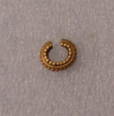  <em>Nose Ring</em>. Gold Brooklyn Museum, Alfred W. Jenkins Fund, 35.339. Creative Commons-BY (Photo: Brooklyn Museum, CUR.35.339.jpg)