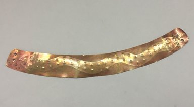  <em>Strip</em>. Gold, 1 × 7 3/4 in. (2.5 × 19.7 cm). Brooklyn Museum, Alfred W. Jenkins Fund, 35.388. Creative Commons-BY (Photo: , CUR.35.388.jpg)