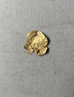 Greek. <em>Golden Disc</em>, ca. 1600 B.C.E. Gold, 35.781-35.806a-c: Greatest diam: 1 1/4 in. (3.1 cm). Brooklyn Museum, Charles Edwin Wilbour Fund, 35.795. Creative Commons-BY (Photo: Brooklyn Museum, CUR.35.795_overall.JPG)