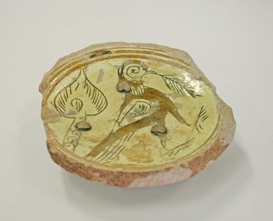 Byzantine. <em>Base of a Bowl</em>, late 12th-13th century. Ceramic, 1 1/4 x 4 3/4 in. (3.2 x 12.1 cm). Brooklyn Museum, Frank L. Babbott Fund and Henry L. Batterman Fund, 36.186. Creative Commons-BY (Photo: Brooklyn Museum, CUR.36.186.jpg)