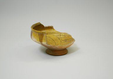 Byzantine. <em>Bowl</em>, 12th-13th century. Ceramic, 3 x 4 3/4 in. (7.7 x 12 cm). Brooklyn Museum, Frank L. Babbott Fund and Henry L. Batterman Fund, 36.188. Creative Commons-BY (Photo: Brooklyn Museum, CUR.36.188_view2.jpg)