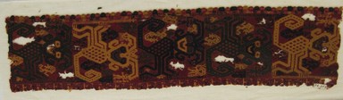  <em>Fragment of a Textile</em>. Camelid fiber, 5 1/4 × 22 1/16 in. (13.3 × 56 cm). Brooklyn Museum, Gift of Mrs. Eugene Schaefer, 36.398. Creative Commons-BY (Photo: , CUR.36.398.jpg)