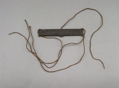  <em>Bar with Fringe Attached</em>, 1458–1628. Wood, cotton? fiber, 11/16 x 3/16 x 4 5/8 in. (1.7 x 0.5 x 11.7 cm). Brooklyn Museum, Gift of Mrs. Eugene Schaefer, 36.417. Creative Commons-BY (Photo: Brooklyn Museum, CUR.36.417.jpg)