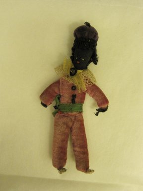 <em>Male Doll</em>, ca. 1936. Velvet, silk, 3 1/8 x 13/16 in. (8 x 2 cm). Brooklyn Museum, Gift of Dr. John H. Finney, 36.723. Creative Commons-BY (Photo: Brooklyn Museum, CUR.36.723_view1.jpg)