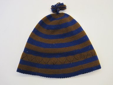  <em>Child's Hat</em>, ca. 1936. Wool, 7 9/16 × 8 1/8 in. (19.2 × 20.6 cm). Brooklyn Museum, Gift of Dr. John H. Finney, 36.736. Creative Commons-BY (Photo: , CUR.36.736.jpg)