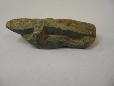  <em>Small Fragment of the Back of a Chair or Throne</em>. Basanite, 4 3/4 x 3 x 1 5/16 in. (12.1 x 7.6 x 3.3 cm). Brooklyn Museum, Gift of Louis Herse, 36.741. Creative Commons-BY (Photo: , CUR.36.741_view01.jpg)