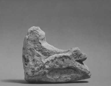  <em>Group of a Monkey Driving a Chariot</em>, ca. 1352–1336 B.C.E. Limestone, pigment, 3 3/8 x 1 1/8 x 3 15/16 in. (8.5 x 2.8 x 10 cm). Brooklyn Museum, Gift of the Egypt Exploration Society, 36.885. Creative Commons-BY (Photo: Brooklyn Museum, CUR.36.885_NegA_print_bw.jpg)