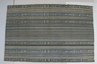 Cayapa. <em>Mantle or Skirt</em>, ca. 1930. Cotton, 32 × 50 in. (81.3 × 127 cm). Brooklyn Museum, Museum Collection Fund, 36.919. Creative Commons-BY (Photo: , CUR.36.919.jpg)