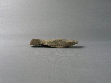  <em>Relief Fragment of Akhenaten</em>, ca. 1352-1336 B.C.E. Limestone, 9/16 x 3 1/8 in. (1.4 x 7.9 cm). Brooklyn Museum, Gift of the Egypt Exploration Society, 36.964. Creative Commons-BY (Photo: Brooklyn Museum, CUR.36.964_front.jpg)