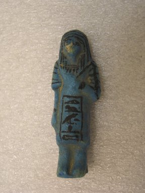  <em>Shabty of Princess Muthotep</em>, ca. 1075-656 B.C.E. Faience Brooklyn Museum, Charles Edwin Wilbour Fund, 37.137E. Creative Commons-BY (Photo: Brooklyn Museum, CUR.37.137E_front.jpg)