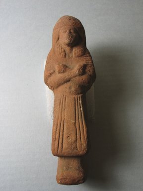  <em>Ushabti</em>, ca. 1292–1190 B.C.E. Clay, 6 x 1 15/16 x 1 3/4 in. (15.2 x 4.9 x 4.4 cm). Brooklyn Museum, Charles Edwin Wilbour Fund, 37.147E. Creative Commons-BY (Photo: Brooklyn Museum, CUR.37.147E.jpg)