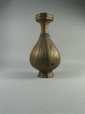  <em>Vase</em>, 313-642 C.E. Bronze, 6 3/8 x Diam. 3 1/16 in. (16.2 x 7.7 cm). Brooklyn Museum, Charles Edwin Wilbour Fund, 37.1540E. Creative Commons-BY (Photo: Brooklyn Museum, CUR.37.1540E_view1.jpg)