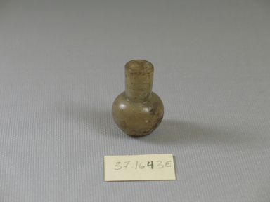  <em>Small Miniature Vase</em>, 8th–10th century C.E. Glass, 1 1/4 x greatest diam. 7/8 in. (3.1 x 2.2 cm). Brooklyn Museum, Charles Edwin Wilbour Fund, 37.1643E. Creative Commons-BY (Photo: Brooklyn Museum, CUR.37.1643E.jpg)